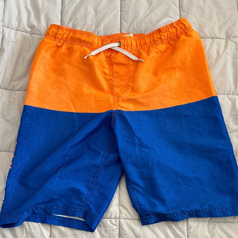 Under Armour Boy’s Athletic Shorts in Orange and Blue